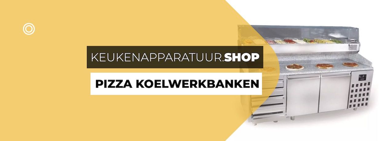 Pizza Koelwerkbanken Koopt u Veilig Online bij KeukenApparatuur.Shop. Ook Lease én Financiering.