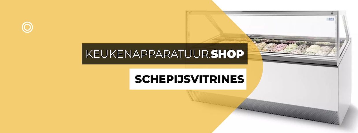 Schepijsvitrines Koopt u Veilig Online bij KeukenApparatuur.Shop. Ook Lease én Financiering.